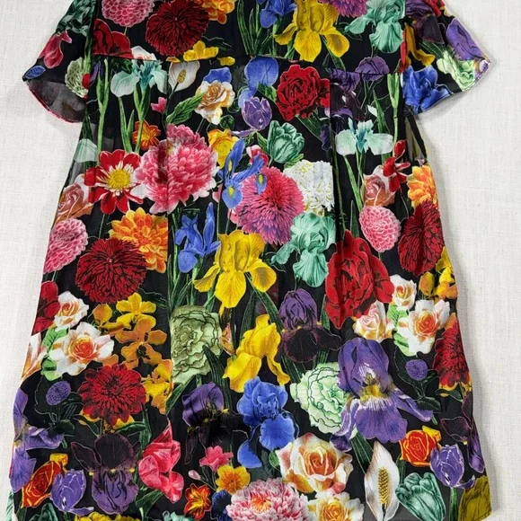Alice + Olivia Colorful Floral Blouse - Picture 8 of 8